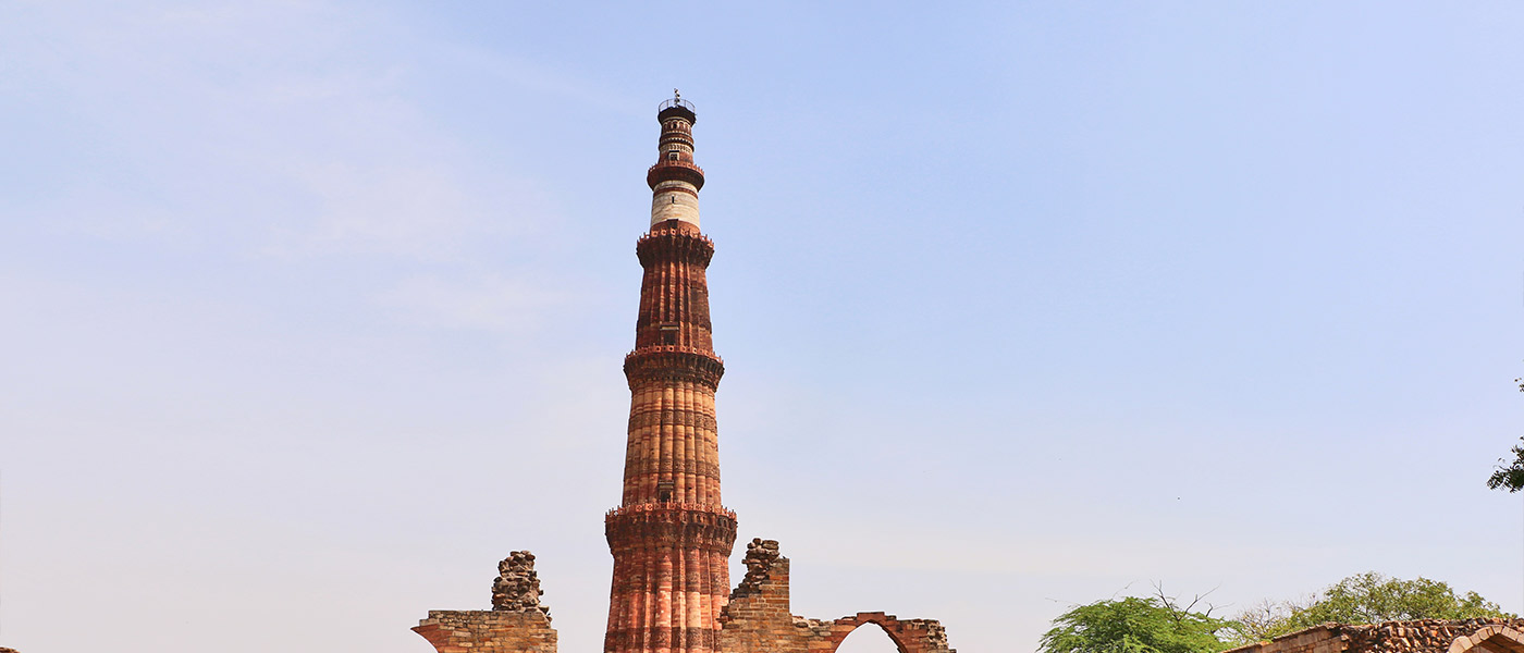 I loved the little Qutub Minar created at one of the Drawing rooms which  looked so