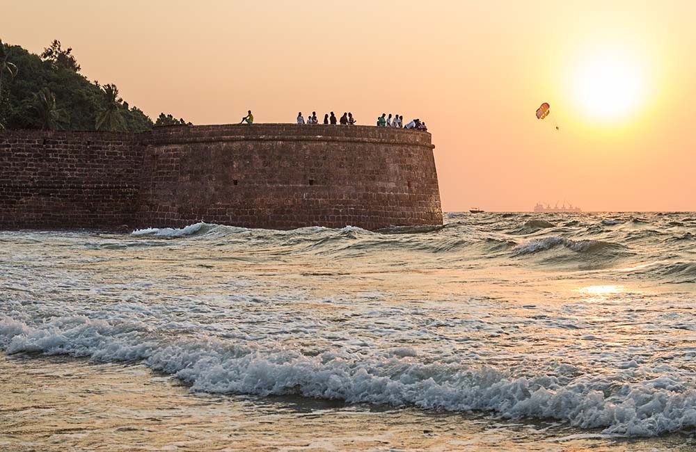 Sunset at Fort Aguada | 3-Day Trip to Goa